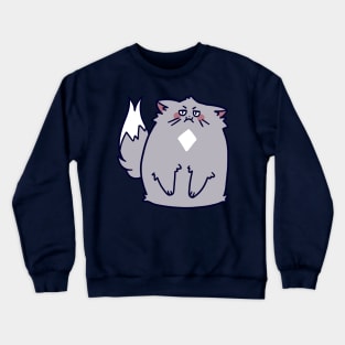 Cute Fat Fluffy Cat Crewneck Sweatshirt